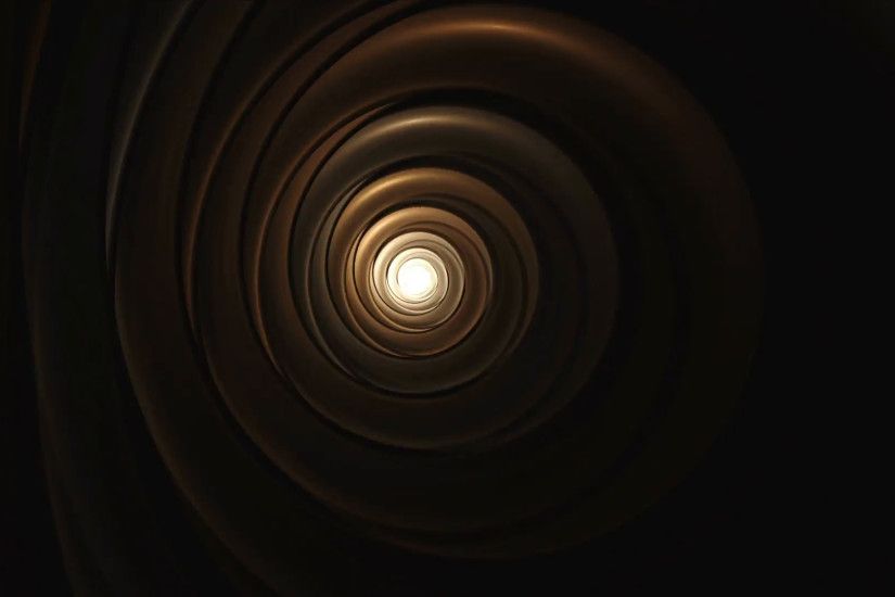 Futuristic Tunnel, Vortex, Loop - Abstract 3d tunnel on black background,  animated illustration, 30fps, HD1080, seamless loop Motion Background - ...
