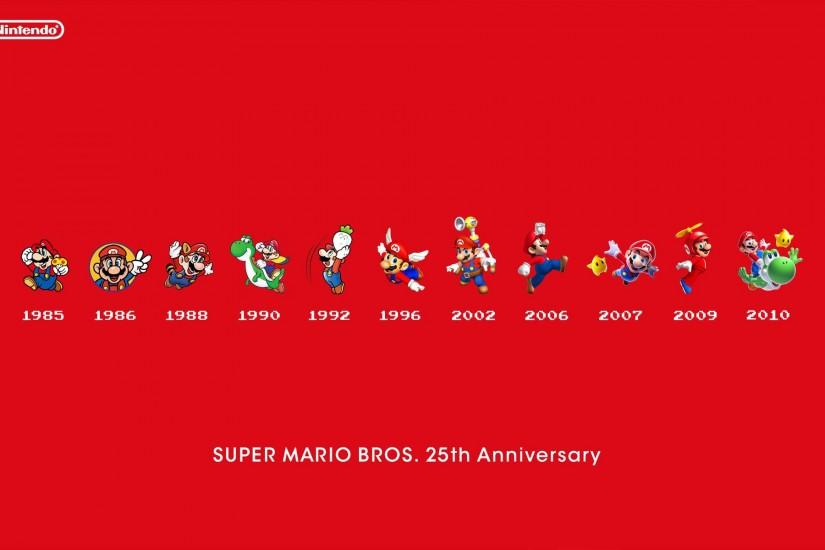 Mario bros nintendo simple background .