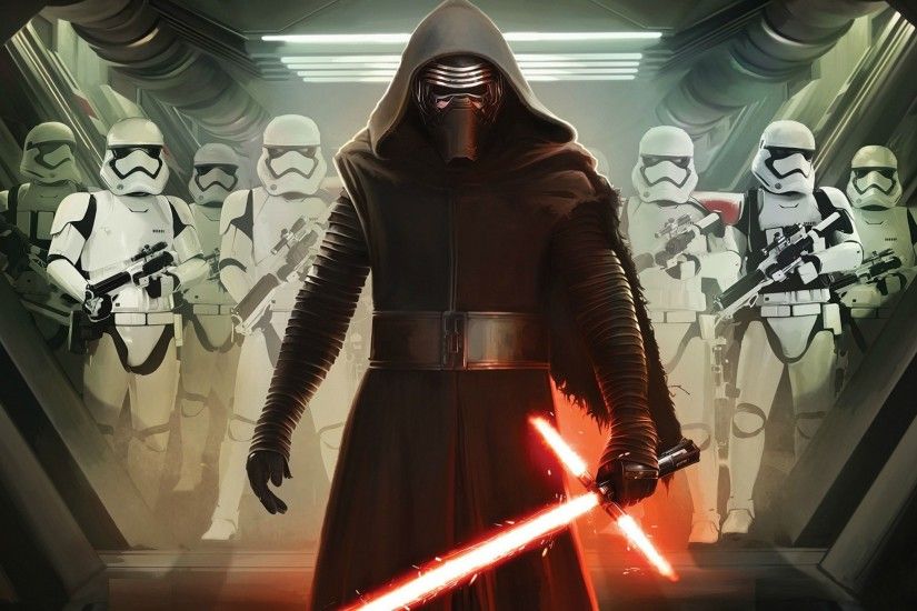 Star Wars, Star Wars: Episode VII The Force Awakens, Kylo Ren, Stormtrooper  Wallpapers HD / Desktop and Mobile Backgrounds