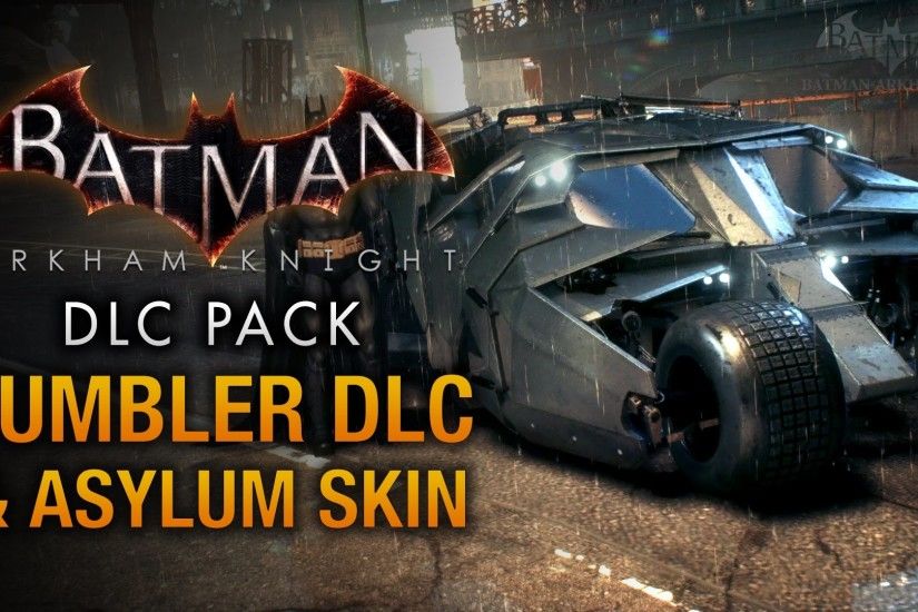 Batman: Arkham Knight - Tumbler Batmobile & Arkham Asylum Skin (Race Tracks  & Free Roam Gameplay) - YouTube