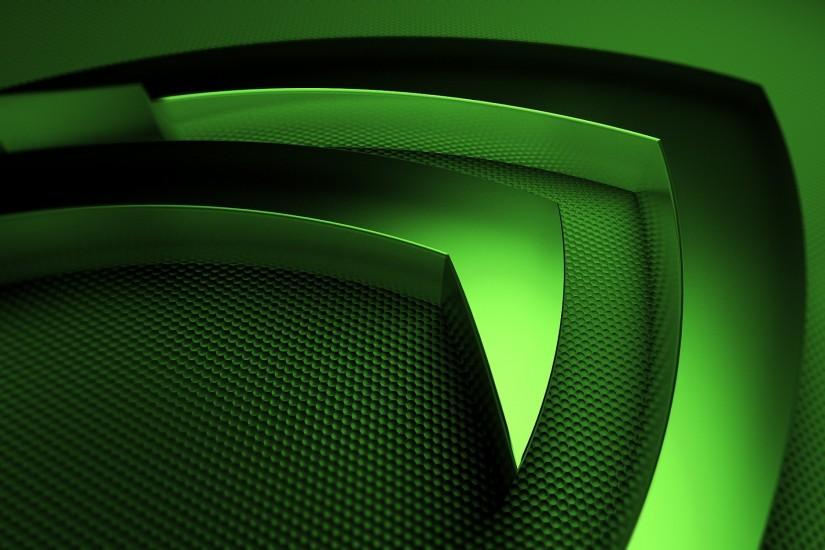 Preview wallpaper nvidia, green, symbol 2560x1600