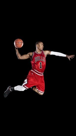 Chicago Bulls Derrick Rose iPhone 6+ HD Wallpaper