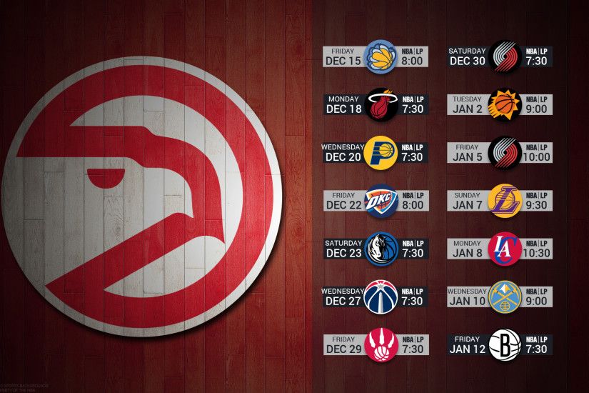 Atlanta Hawks 2017 nba basketball team logo december schedule hardwood  wallpaper free on mac and desktop