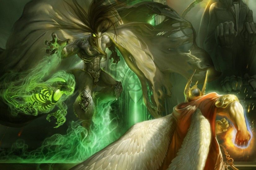 warrior angel wings quest demon magic spirit undead necromancer