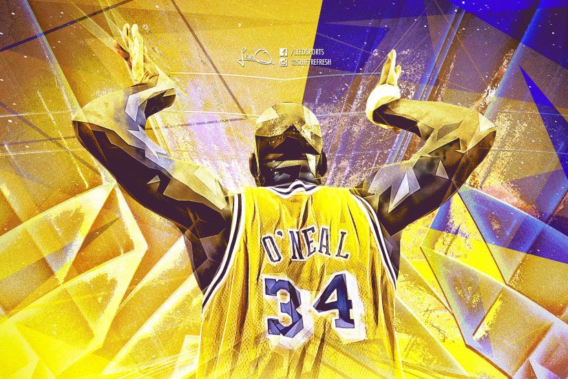 Shaquille O' Neal LA Lakers 1920x1200 Wallpaper