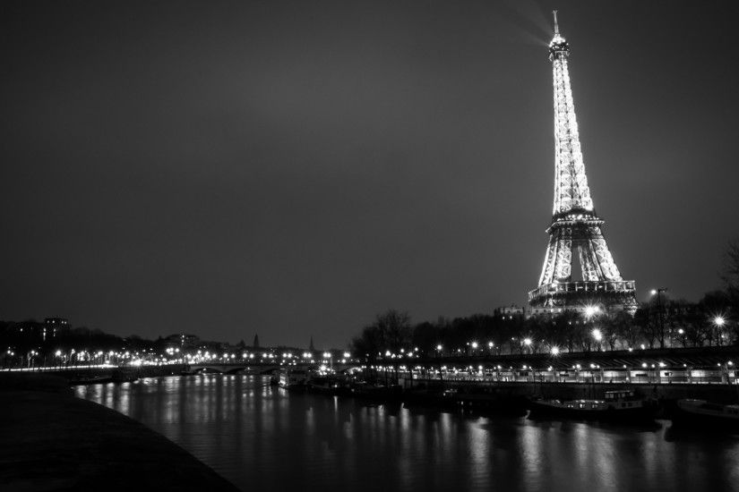 Black And White Paris. Black And White Paris Desktop Background