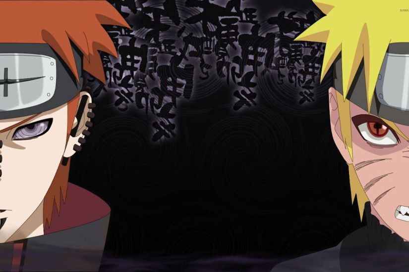 Naruto Uzumaki and Pain wallpaper