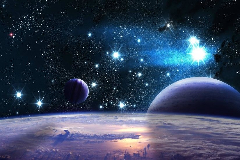 UltraHD wallpaper icon Planets in the universe wallpaper