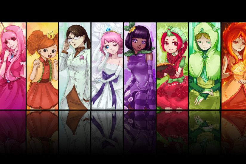 BestMovieWalls 10 0 Adventure Time Princesses by jdude700