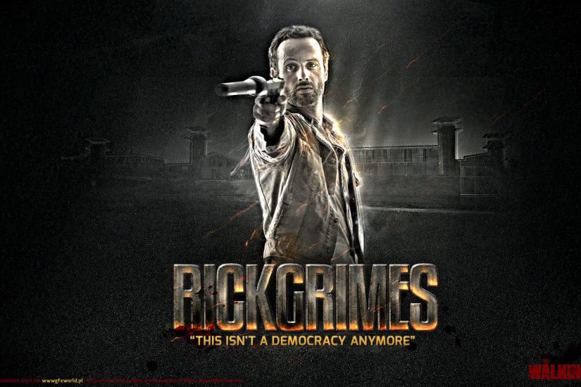 TV-program - The Walking Dead Rick Grimes Bakgrund