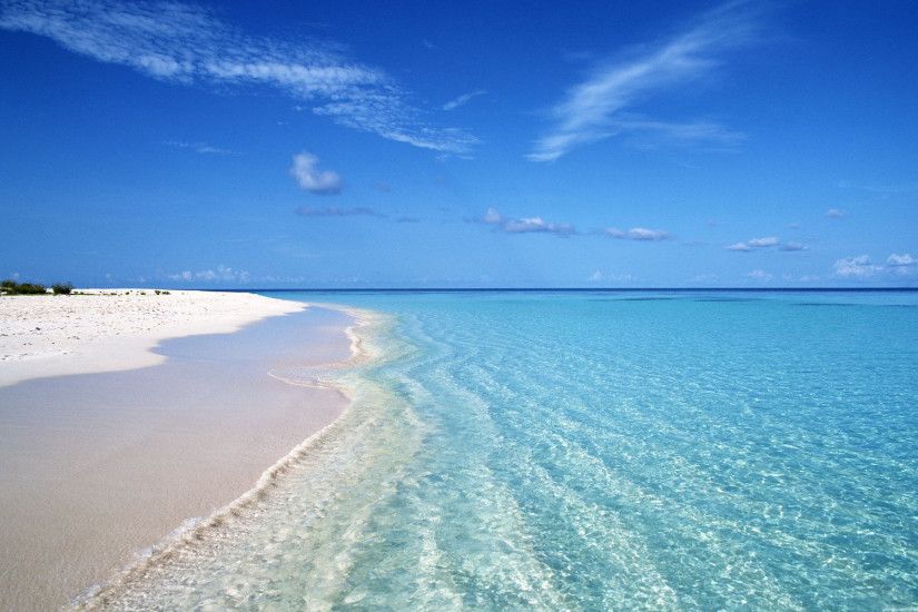 Awesome white sand beach - Beach Wallpapers ...