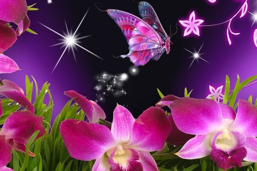 Pink Butterfly Wallpaper Desktop