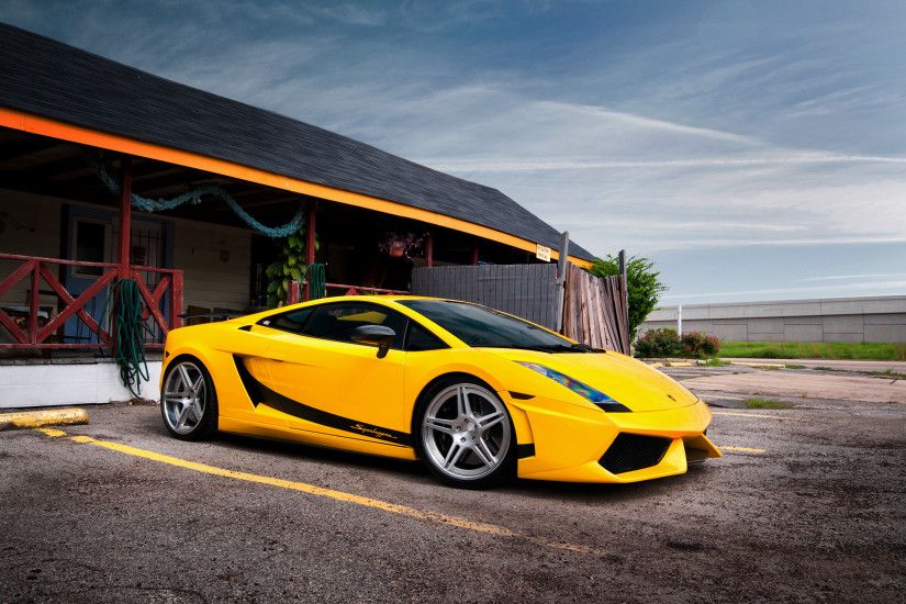 Yellow Lamborghini Gallardo Superleggera Wallpaper 44637