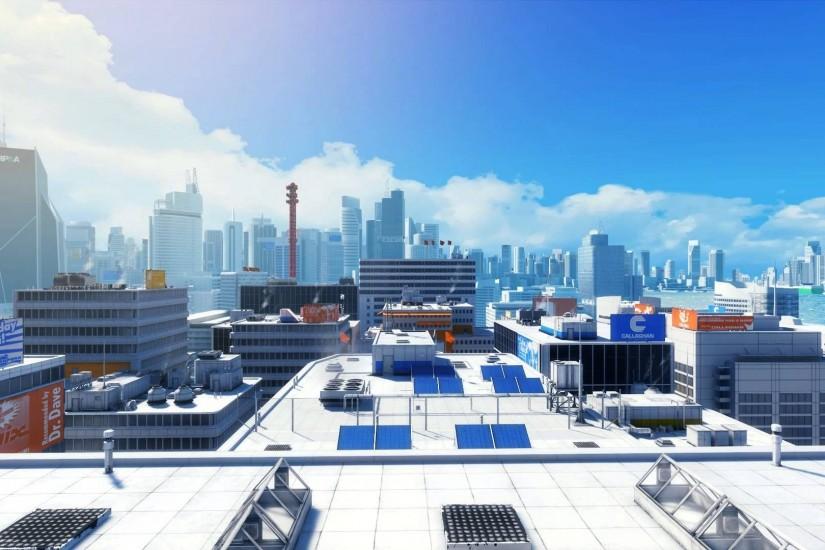 Mirrors Edge - DreamScene [Live Wallpaper] - City View 1 (1080p)