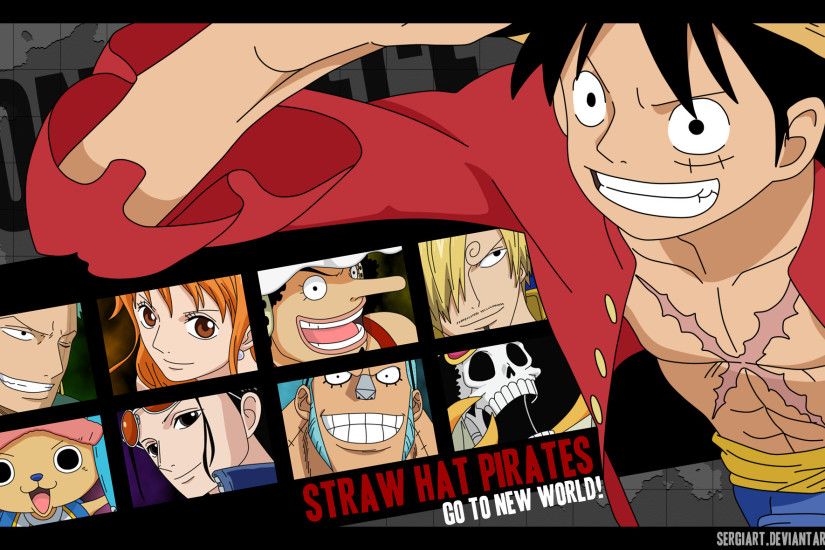 ... Straw Hat Pirates - Go to the New World by SergiART