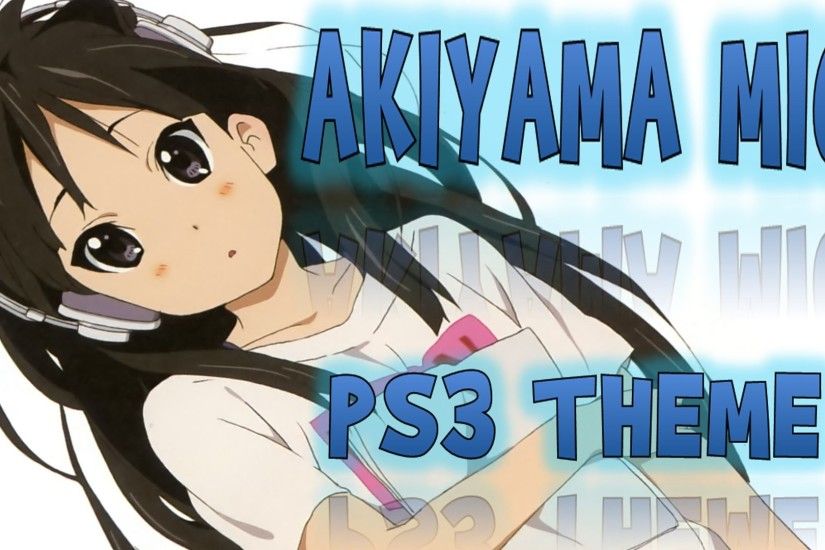 [Tema Anime PS3] K-On! Anime Mio Akiyama PS3 Theme