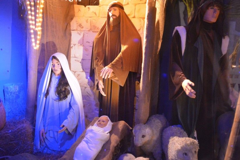Wallpaper: Nativity Scene. Ultra HD 4K 3840x2160