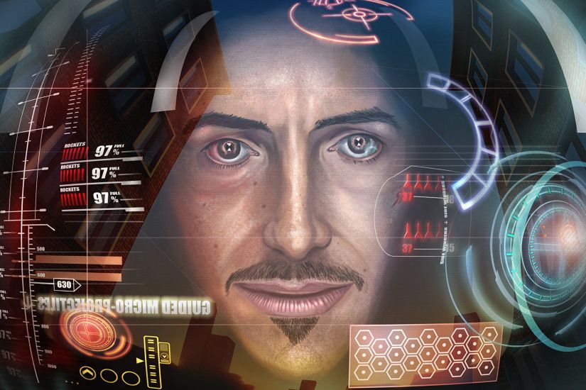 Photos Iron Man Robert Downey Jr Face Movies 2048x1152