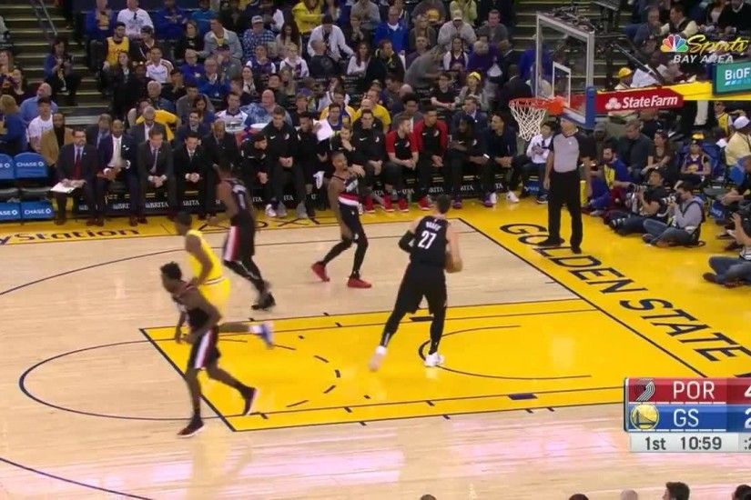 Kevin Durant, Stephen Curry Top Plays vs. Portland Trail Blazers