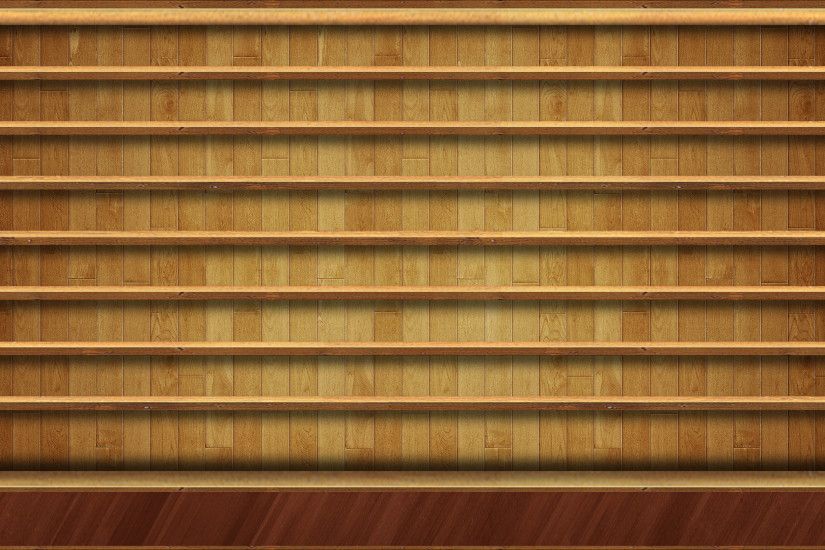 Wood shelves wallpaper HD download free.
