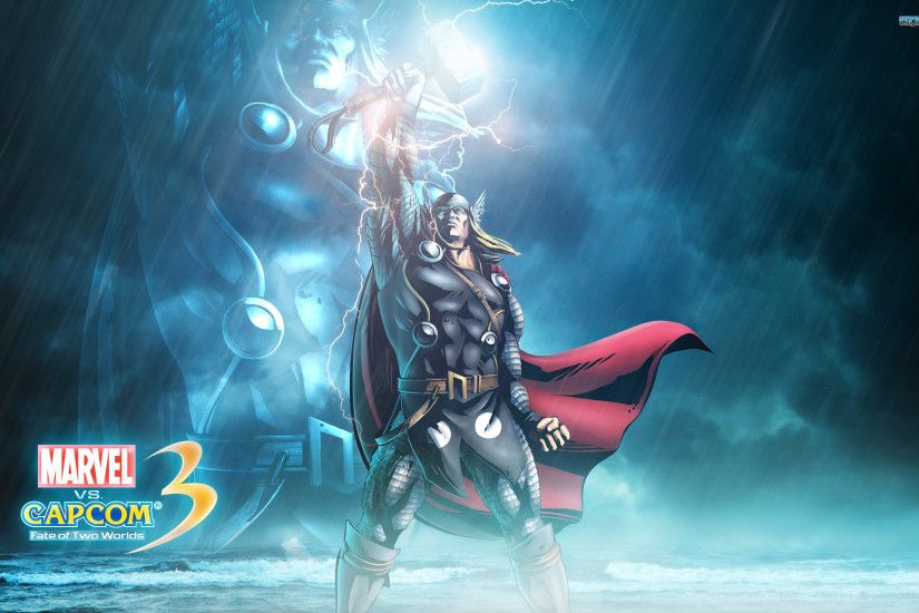 Wallpapers Marvel vs Capcom Heroes comics Thor hero Men Warriors Fantasy  Games 2560x1600 Man
