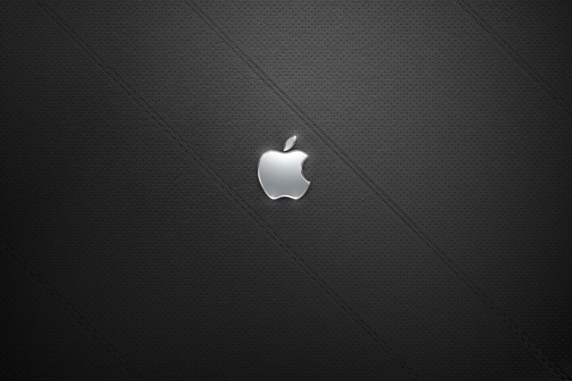 Leather BG with Apple Logo – 1920Ã1200