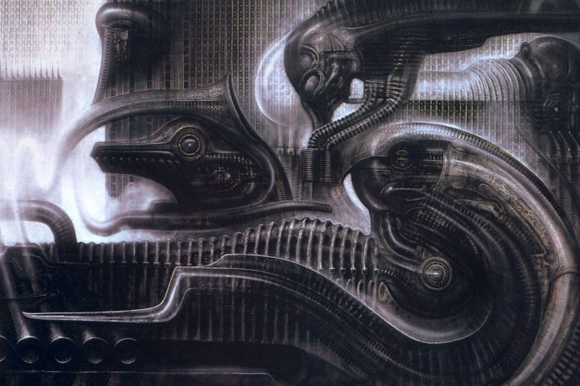H R GIGER art artwork dark evil artistic horror fantasy sci-fi alien aliens  xenomorph wallpaper | 1920x1384 | 695679 | WallpaperUP