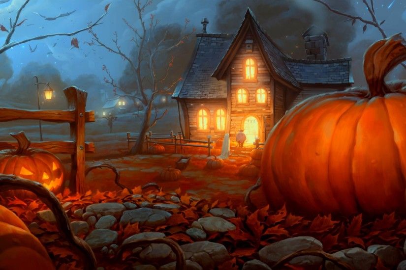 Download desktop halloween wallpaper HD.