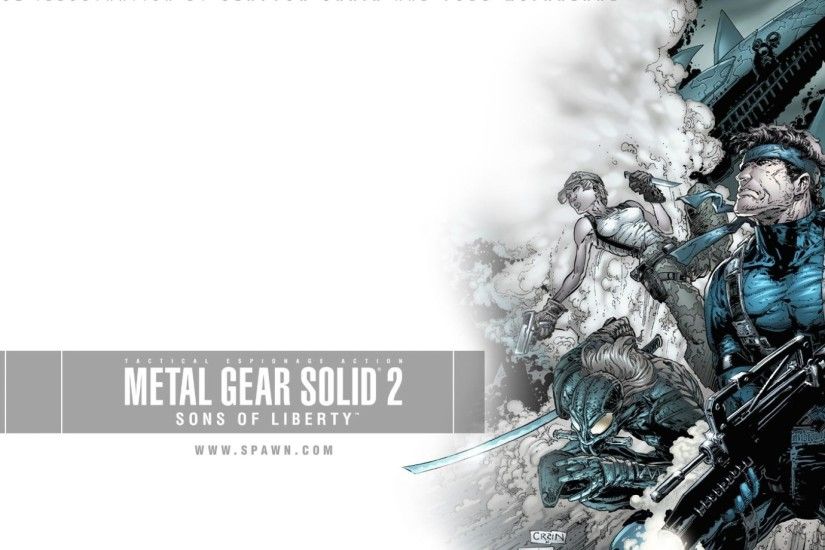 MGS METAL GEAR SOLID VIDEO GAMES SONS OF LIBERTY HD WALLPAPER (#14667)