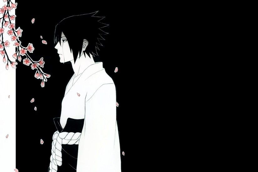 Wallpaper of Anime, Naruto, Sasuke Uchiha, Tears, Sakura background & HD  image