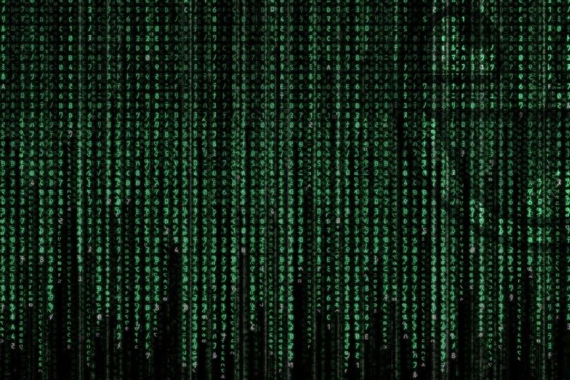 Download Wallpaper Â· Back. matrix numbers awesome face ...