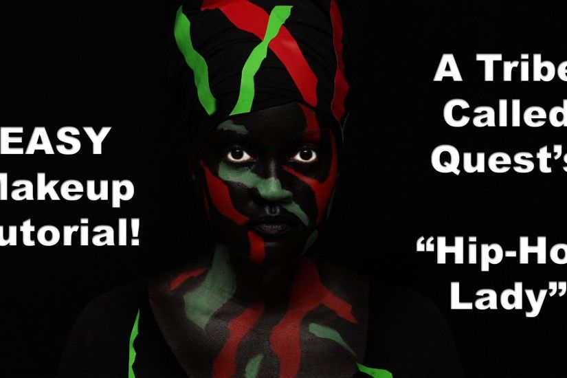 461- @whoissugar A Tribe Called Quest's Hip-Hop Lady Makeup Tutorial |  Vlogtober, Day 28