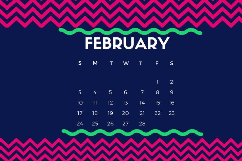 february 2019 desktop calendar