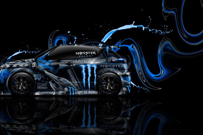 ... Monster-Energy-Nissan-Juke-R-Side-Blue-Plastic- ...