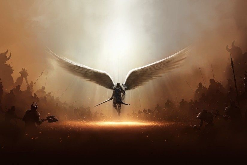 Desktop Angel Warrior Wallpaper Â· Angel WarriorSaint MichaelMichael ...