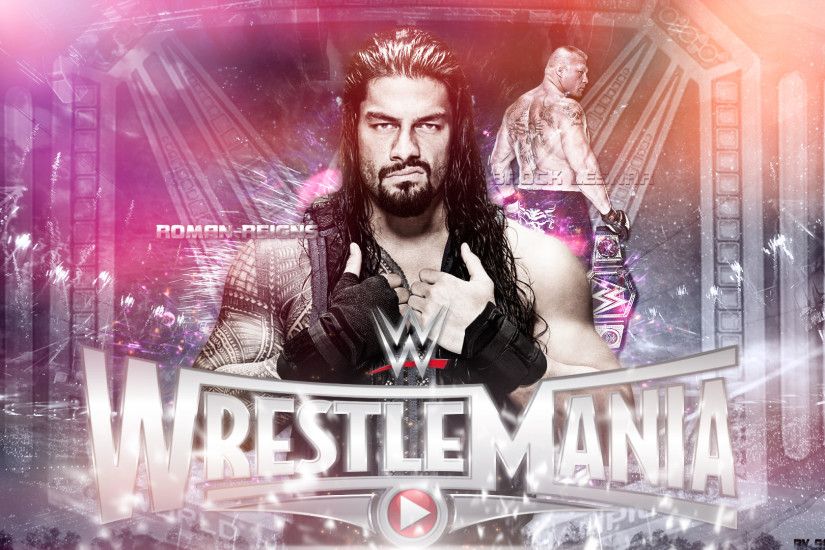 ... WWE Wrestlemania 31 Roman Reigns vs Brock Lesnar by SmileDexizeR