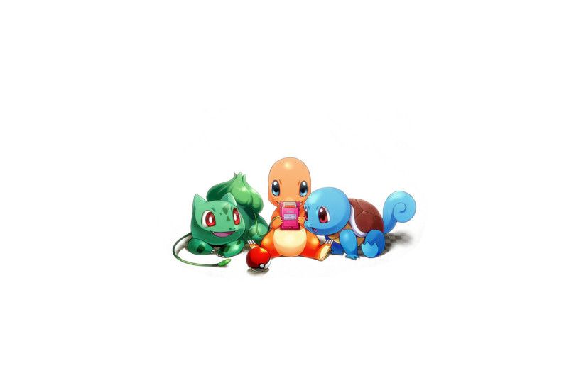Pokemon starters playing on a gameboy [1920x1080] ...