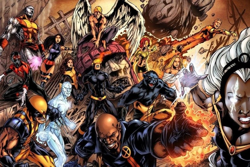 storm super heroes x-men comics colossus cyclops iceman night angel  wolverine marvel