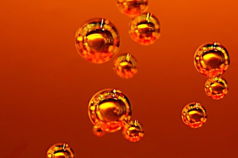 Drinks Tag - Bubbles Drinks Orange Abstract Nature Picture Cover Photo for  HD 16:9