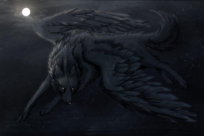 Fantasy - Wolf Wallpaper