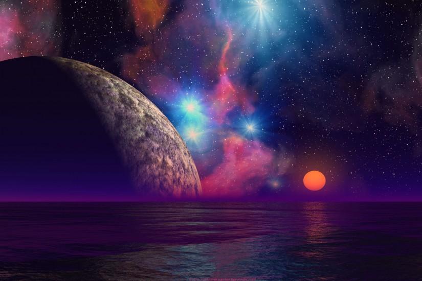 alien, sunset, backgrounds, cool, planets, scifi, desktop wallpaper .
