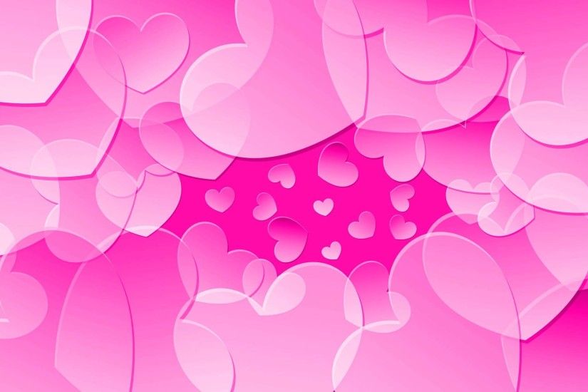 Absract Background Pink Love Hearts And Diamonds Shine Sweet .