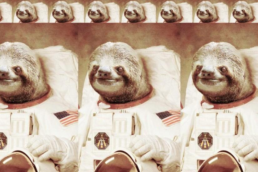 Astronaut Sloth Wallpaper ...