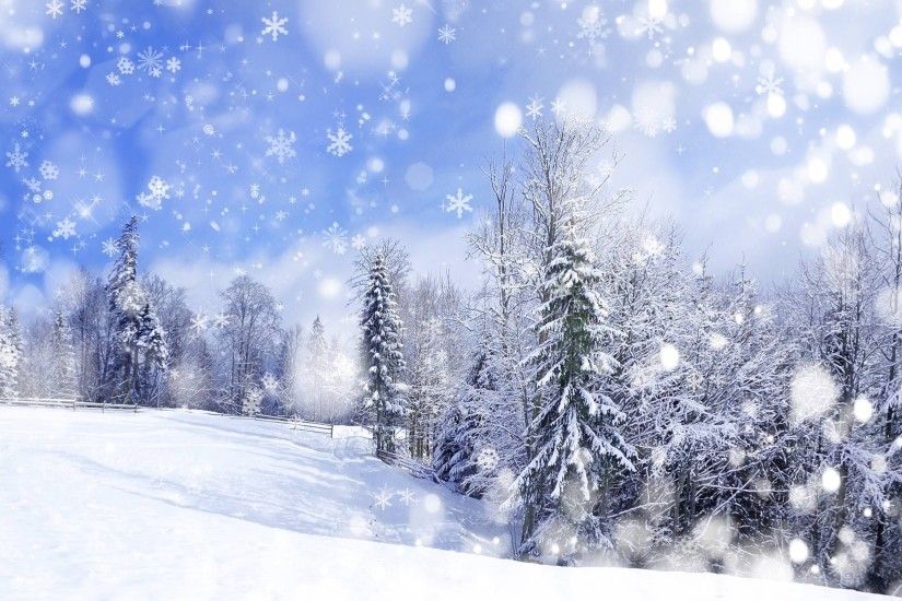 2560x1600 Anime Winter Scenery Wallpaper-1 | White Christmas Winter .