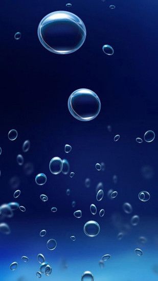 Blue Water Drop 03 Galaxy S5 Wallpapers