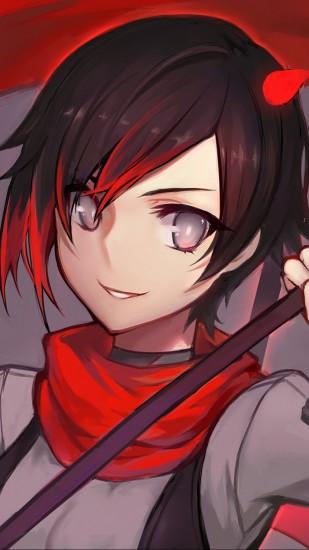 Anime RWBY Ruby Rose Slayer Outfit. Wallpaper 429083