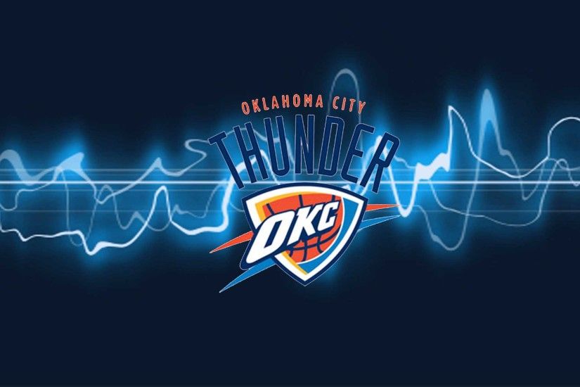 Oklahoma City Thunder Is With A Team Logo Wallpaper On Your