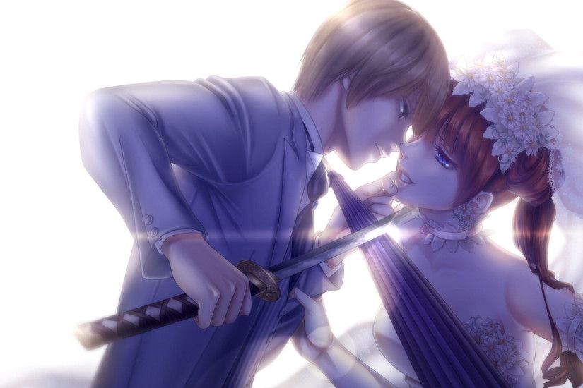 Cute Anime Couple HD Image.
