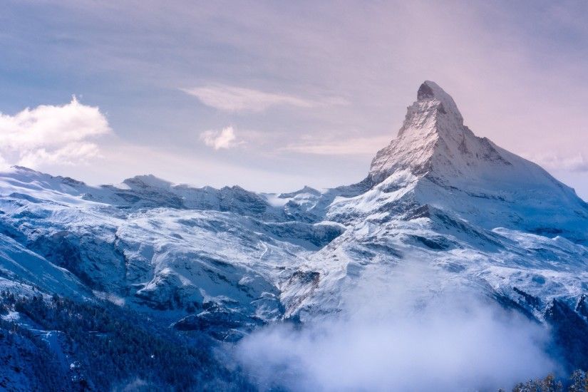 Snowy-Mountain-Nature-HD-Wallpaper-Wide.jpg (2800Ã1800) | winter |  Pinterest | Winter