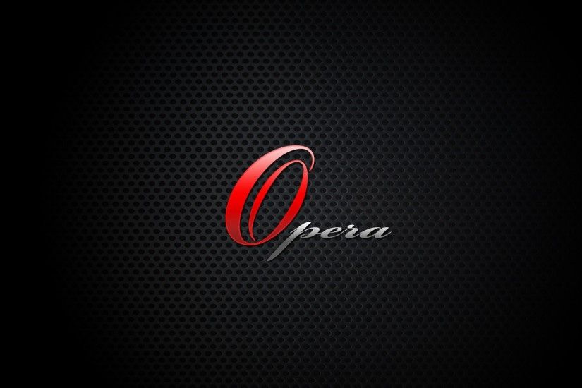 Wallpaper Opera, Browser, Red, Black, Gray HD, Picture, Image